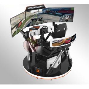 China Park Simulation Rides Vr Racing Simulator , Car Motionvr Driving Simulator wholesale