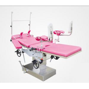 China Hydraulic Obstetric Delivery Bed , Stainless Steel Operating Table Manual Type supplier