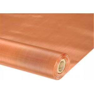 China Rf Shielding 99.99% Pure Red  Emf Copper Mesh fine copper mesh roll non rusting supplier