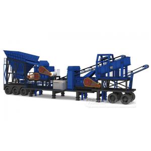 China Roller Type Mobile Crushing Plant Good Mobility Small Footprint supplier