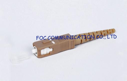 Fast Fiber Optic Connector SC 2.0mm / CATV and WAN multimode fiber connectors