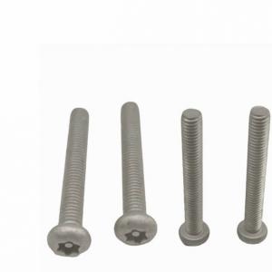China Hexagon Lobular Socket Button Head Tamper Proof Anti Theft Security Screws With Pin supplier
