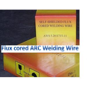 self-shieding arc flux cored wire E81T-GS for mild steel and low alloy steel welding