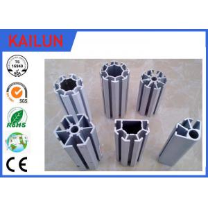 China 4040 Anodized T Shaped Aluminum Extrusions , T - Slotted Extruded Aluminum Rails supplier
