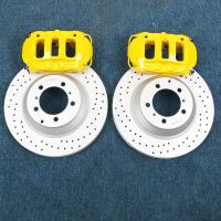 China Porsche Panamera Rear Brake Calipers Modified Kits 380mm Brake Discs on sale