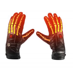 Cold Winter Men Rechargeable Battery Heated Gloves 7.4V