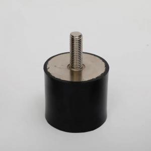Hardness Durometer Rating Black 	Rubber Shock Absorber With Customizable Options