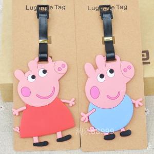 luggage Tags with Peppa Pig