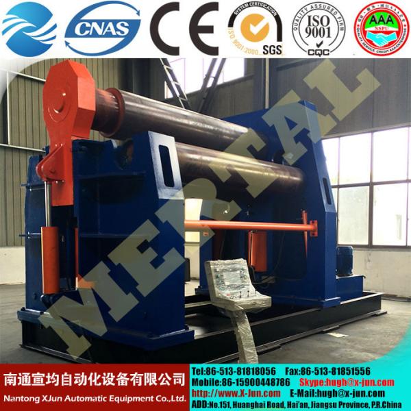 MCLW12NC-60*3200 4 Roll Plate Rolling/bending Machine with CE Standard,Feeding platform