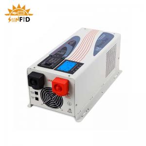 Hybrid 4000w Pure Sine Wave Power Inverter Single Phase LCD Digital Display