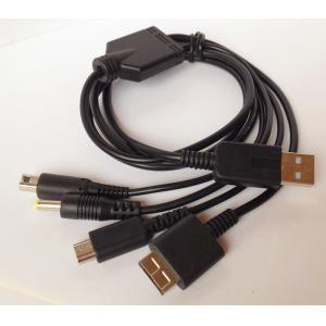 China Universal Multi-function Extendable USB Cable With Micro 5pin , PP P VITA DS charge cable supplier