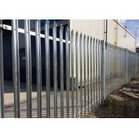 China Powder Coated Angle Bar Euro Steel Palisade Fencing 1.8*2.4m W Pale 40mmx40mm on sale