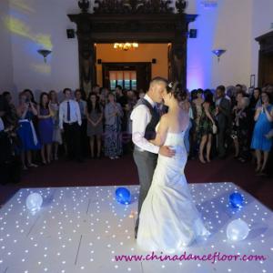 China Tourgo starlit white dance floor interactive led dance floor for wedding party on sale 