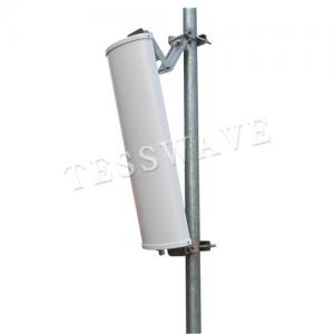 China 5.1-5.8 GHz 19dBi 90 degree base station WiFi Sector Antenna supplier