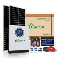 China Complete Set 10Kw 15Kw 20KW Solar Panels System Solar Energy Home System 30KW on sale