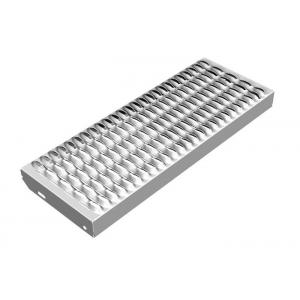 Diamond Strut Deck Span Safety Grating , Aluminium Floor Grating High Bearing Capacity