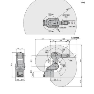 China Uso do braço robótico RS003N da Kawasaki para manuseio, carga e descarga, colagem wholesale