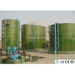 Los tanques de acero fundidos vidrio industrial para el proceso municipal del tratamiento de aguas residuales