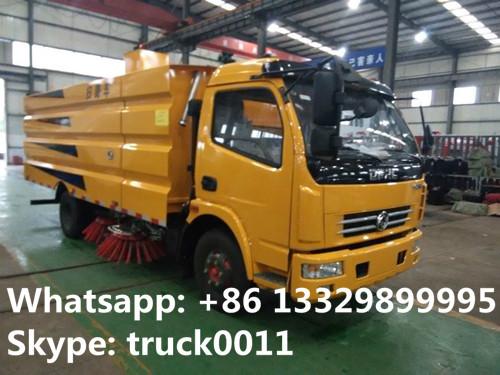 dongfeng 4*2 LHD 120Hp diesel street sweeper truck with factory price, hot sale