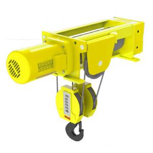 4/1 Rope Reeving Foot Mounted Hoist For Wire Rope , Wire Rope Crane Hoist