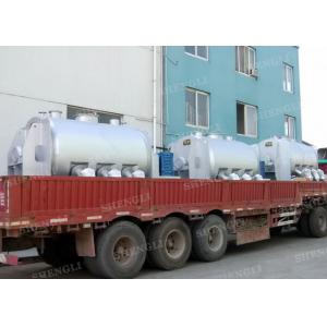 Convenient Installation Jacketed Ribbon Blender For Steam / Hot Water Circulation