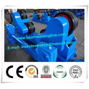 China Blue Conventional Welding Rotator , Self Aligned Welding Turning Rolls supplier