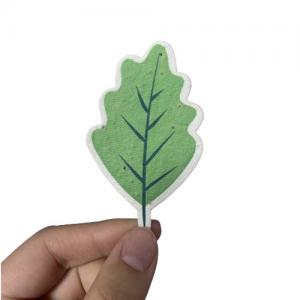 Custom Plantable Embedded Seed Paper Note Tags Recycled Seed Paper