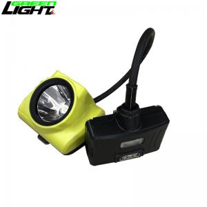 Semi Corded LED Mining Cap Lamp GLS-6 2.96W With LED Screen Explosion Proof
