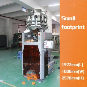 Automatic Pillow Bag Packing Machine Dried Beef Cubes Red Pepper Seeds Quad Seal Bag Packing Machine
