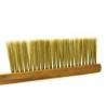 China Bee Brush With Wooden Handle Double Row Bristle for Beekeeping wholesale