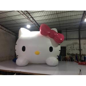China Parties And Events Inflatable Advertising Signs / Hello Kitty Blow Up Cartoon supplier