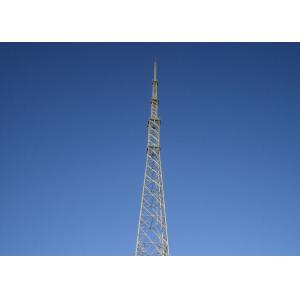 Durable TV Antenna Tower 70m Height With 4.8S / 6.8S / 8.8S Connecting Bolts