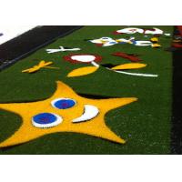 China Decorative Healthy Coloured Artificial Grass False Turf Long Life Expectance on sale