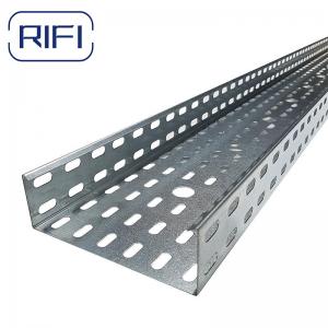 Outdoor Galvanized Steel Cable Management Tray Perfoarated Cable Tray