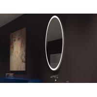 China Wall Mounted Smart LED Bathroom Mirror / Oval Bathroom Mirrors With Lights on sale