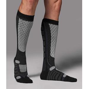 Gender-Neutral Winter Ski Socks Warm Thermal Calf Compression Snowboard Socks for Cold