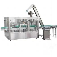China Glass Bottle 3 In 1 Beer Washing Filling And Capping Machine for Pull Ring Cap on sale