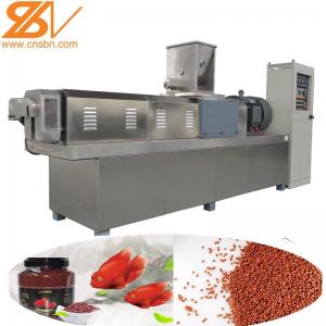 China Animal Feed Extruder Machine Processing Line 380v / 50hz Voltage 1 Year Warranty supplier