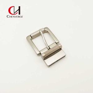 Chenverge Silver Dress Belt Buckles , Lightweight Nickel Reversible Belt Buckle