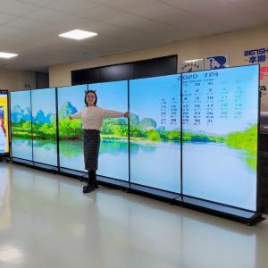 75 85 98 100 Inch LCD Video Wall Display 4k Floor Standing LCD Advertising Display