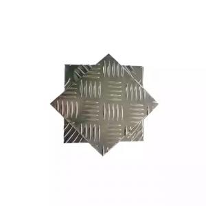 China 5052 5083 Aluminum Tread Plate Embossed Checkered Sheet For Bus supplier