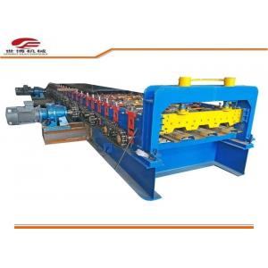 China Galvanized Color Steel Floor Deck Plate Roll Forming Machine / Forling Line supplier