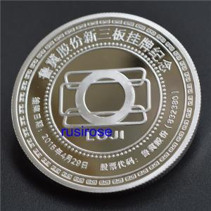 2019 new 999 sterling silver commemorative coins custom, corporate listing medals custom, customized listing souvenirs