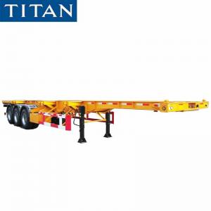 China Tri Axle Chassis 40ft Container Chassis Trailers for Sale in Nigeria supplier