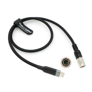China PD USB C Type-C To Hirose 4 Pin Male Power Cable For Zoom F4 F8 F8N Audio Recorder /Sound Devices 688 644 633 60CM supplier