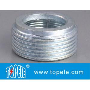 China Electrical IMC Conduit Fittings Zinc Plated Steel Reducing Bushing , Threaded Reducer supplier
