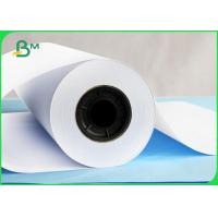 China 75gsm White CAD Bond Paper Roll HP & Canon Plotter Paper 2 Core on sale