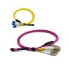 China Low PDL QSFP Compatible High Reliability MTP/MPO Fiber Jumper Cable with Compact Design wholesale
