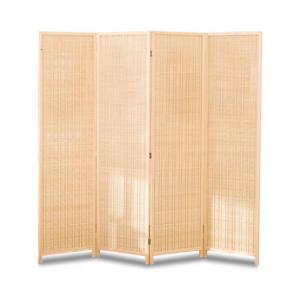 China Room Dividers Movable Bamboo Screen For Home Decoration Folding Partition Privacy supplier