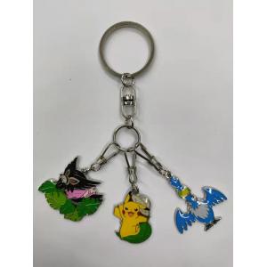 Zinc Alloy Material Pokemon Metal Keychain Souvenir Cute Small
